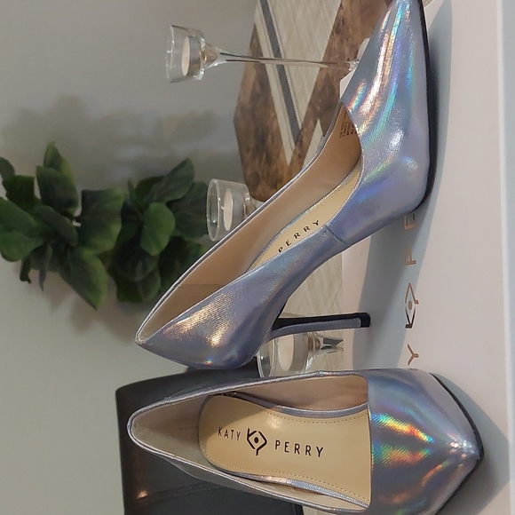 Katy Perry Collections Shoes - 👠KATY PERRY 👠THE SISSY-METALLIC CANVAS SILVER KP0877 SIZE 7.5M